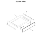 KitchenAid KFGG504KPS0 drawer parts diagram