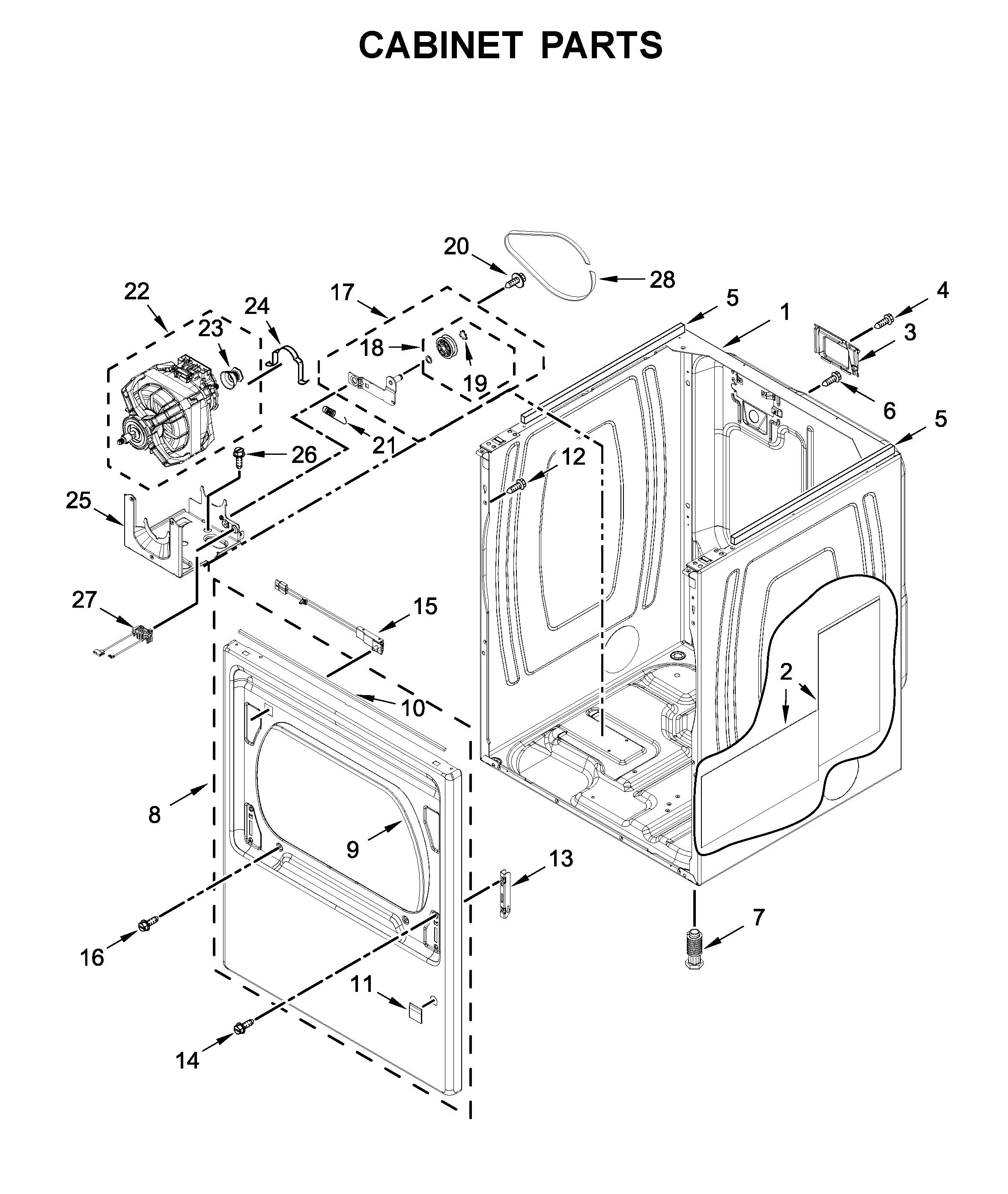 CABINET PARTS