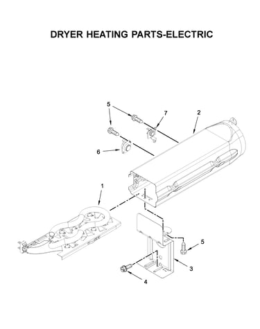 Dryer heating parts-electric