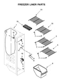 Freezer liner parts