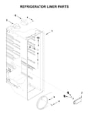 Refrigerator liner parts