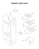 Freezer liner parts