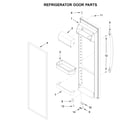 Whirlpool WRS335SDHB03 refrigerator door parts diagram