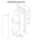 Refrigerator door parts