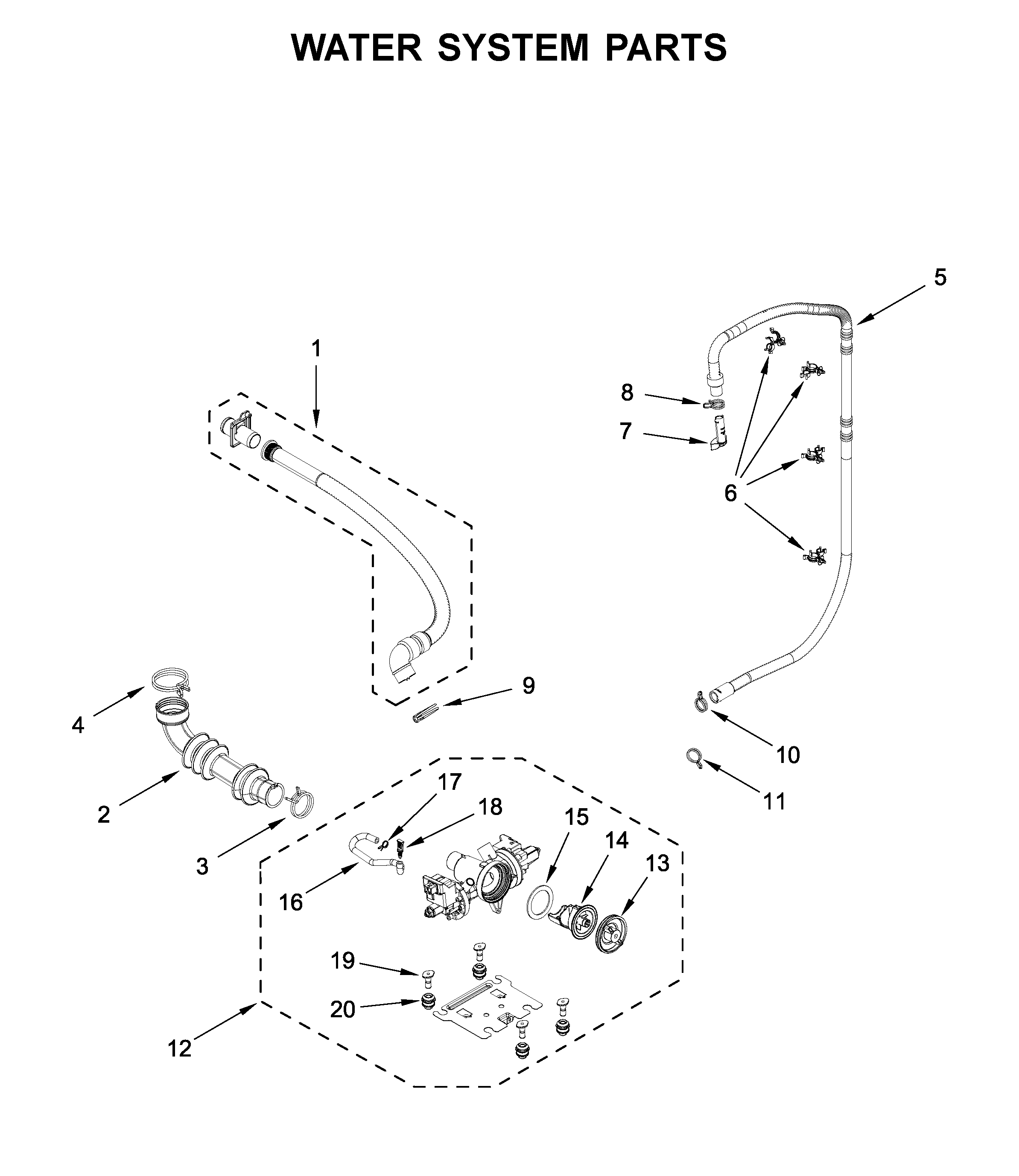 Water system parts