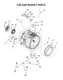 Tub and basket parts