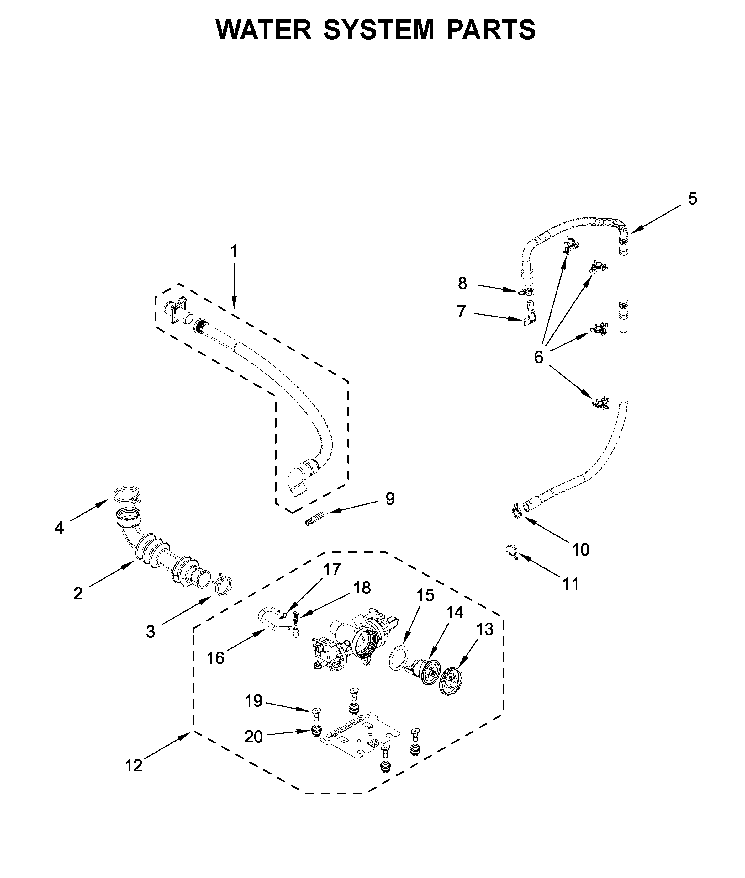 Water system parts