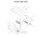 Maytag MEW9527FZ04 control panel parts diagram