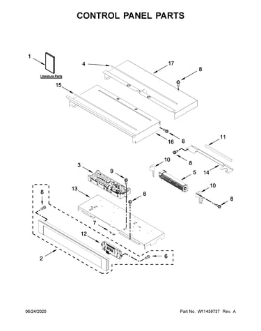 Control panel parts