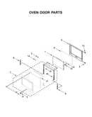 Oven door parts