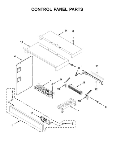 Control panel parts