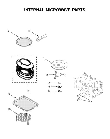 Internal microwave parts