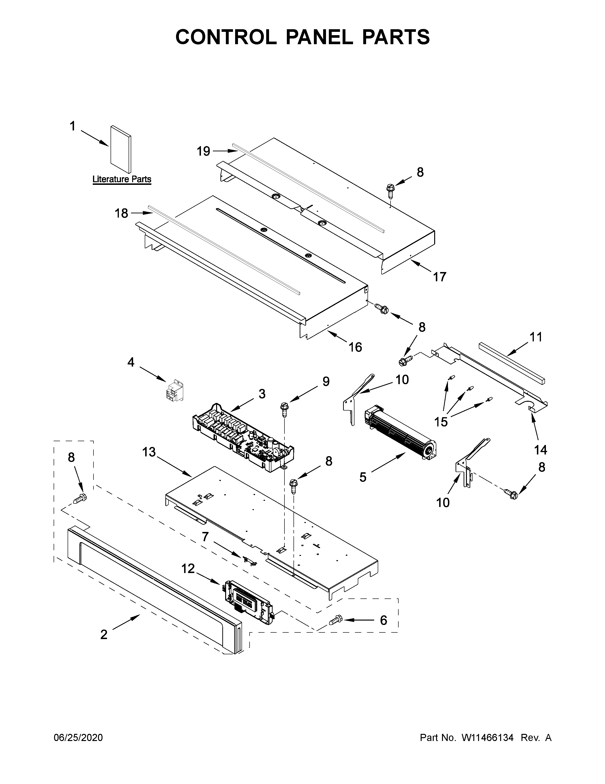 CONTROL PANEL PARTS