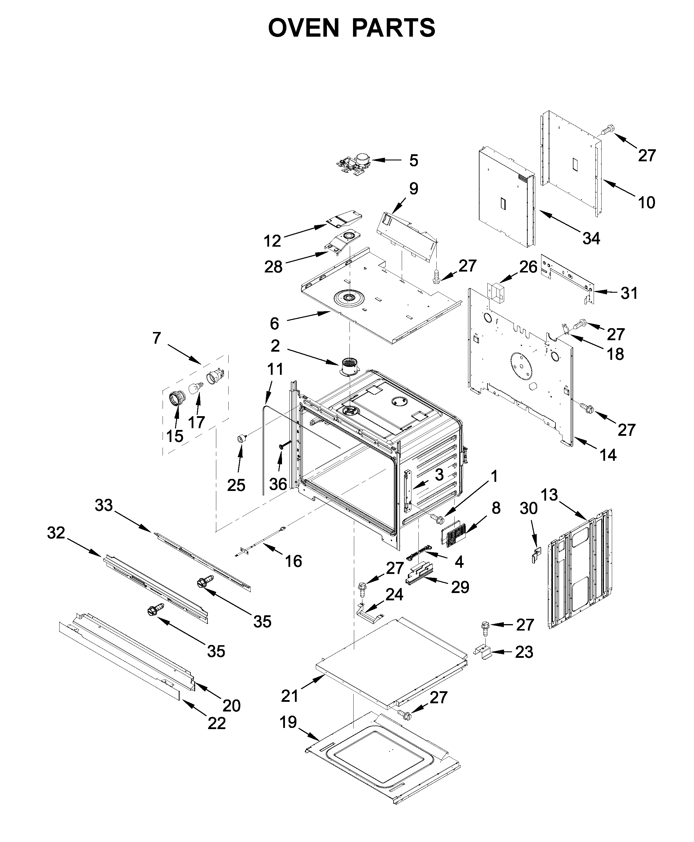 OVEN PARTS