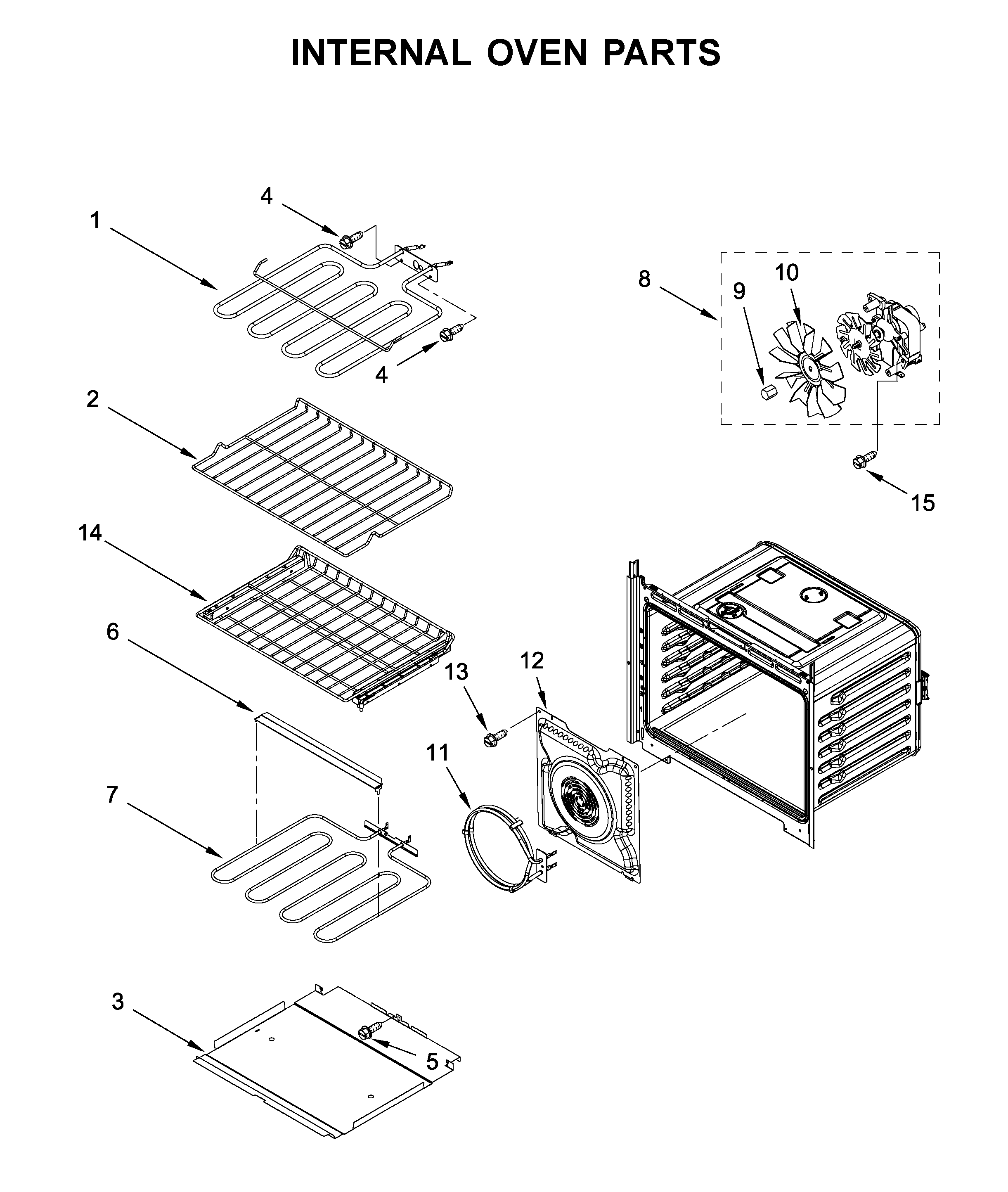 INTERNAL OVEN PARTS