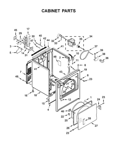 Cabinet parts