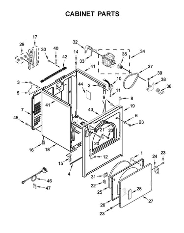Cabinet parts