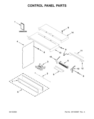 Control panel parts