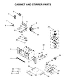 Cabinet and stirrer parts