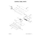 Whirlpool WOS72EC0HS02 control panel parts diagram