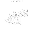 Whirlpool WOS72EC0HS02 oven door parts diagram