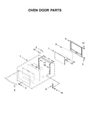 Oven door parts