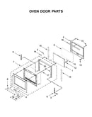Oven door parts