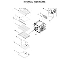 KitchenAid KOCE507EWH11 internal oven parts diagram