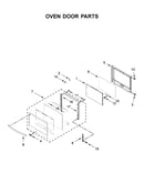 Oven door parts