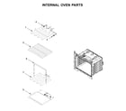 Whirlpool WOS51EC7HW02 internal oven parts diagram