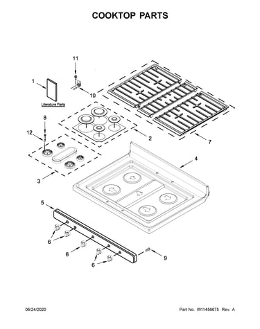 Cooktop parts