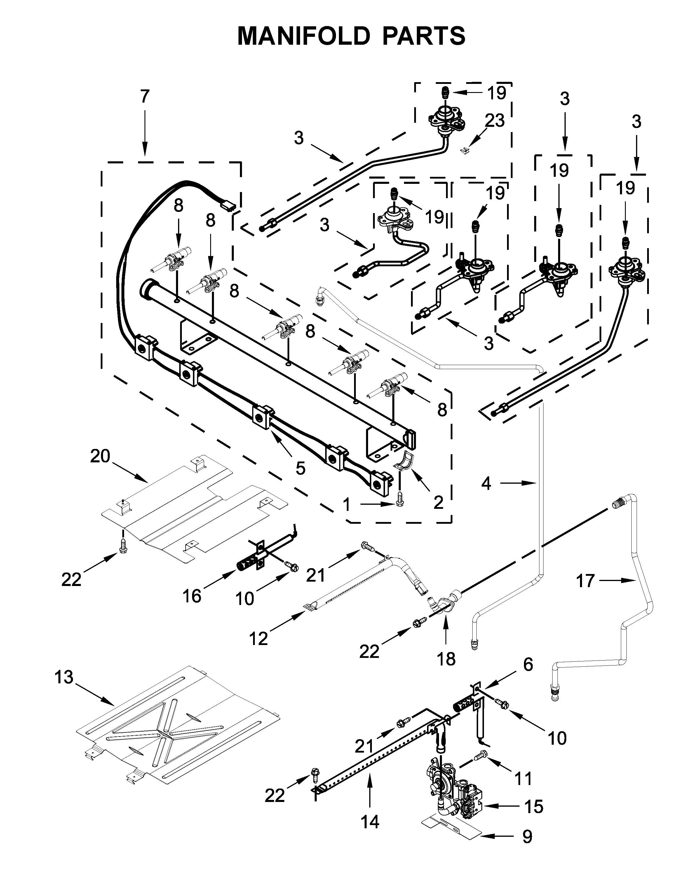 MANIFOLD PARTS