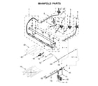 Whirlpool WFG525S0JZ1 manifold parts diagram
