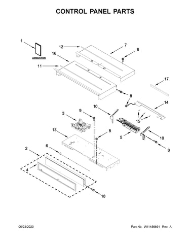 Control panel parts