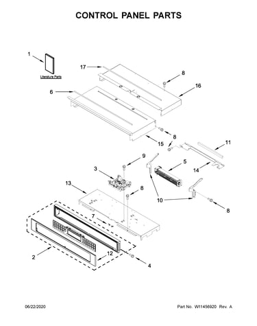 Control panel parts