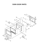Oven door parts
