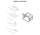 Whirlpool WOC54EC0HS04 internal oven parts diagram