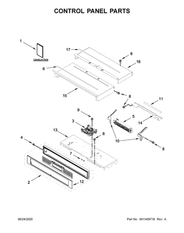Control panel parts