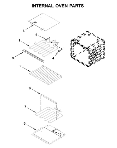 Internal oven parts