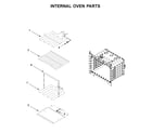 Whirlpool WOS31ES7JS01 internal oven parts diagram