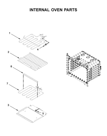 Internal oven parts