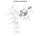 KitchenAid KODE307ESS05 internal oven parts diagram