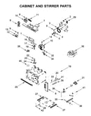Cabinet and stirrer parts