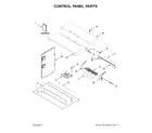 Whirlpool WOC54EC7HS04 control panel parts diagram