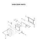 Oven door parts