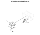Whirlpool WOC54EC7HB04 internal microwave parts diagram