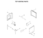 Whirlpool WOC54EC7HB04 top venting parts diagram