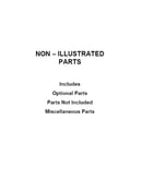 Optional parts (not included)