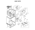 Whirlpool WRT518SZKV00 liner parts diagram