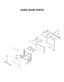 Oven door parts